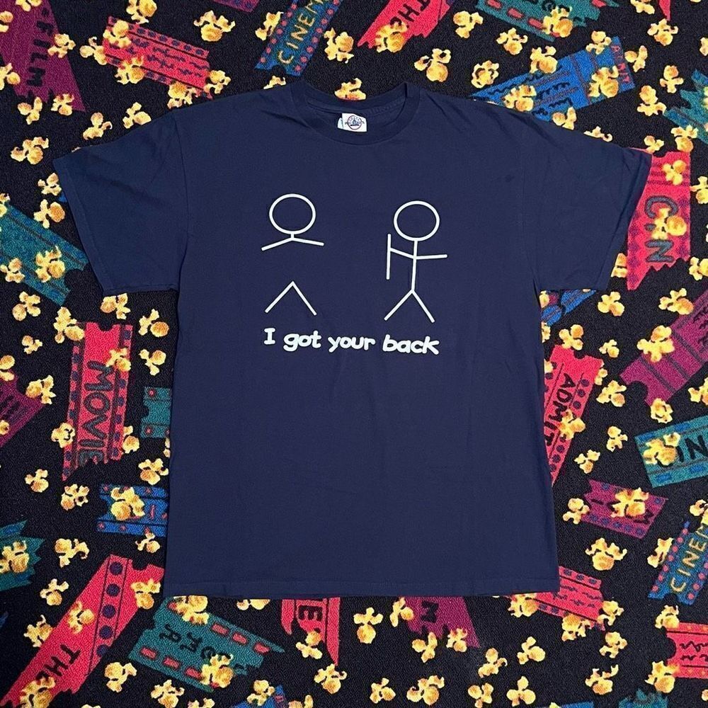 I Got Your Back Classic Navy Blue Delta Tee Shirt / Size L